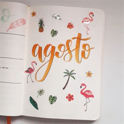 Agosto Bullet Journal Decoracion De Portadas Tipos De Letras Porn Sex Picture