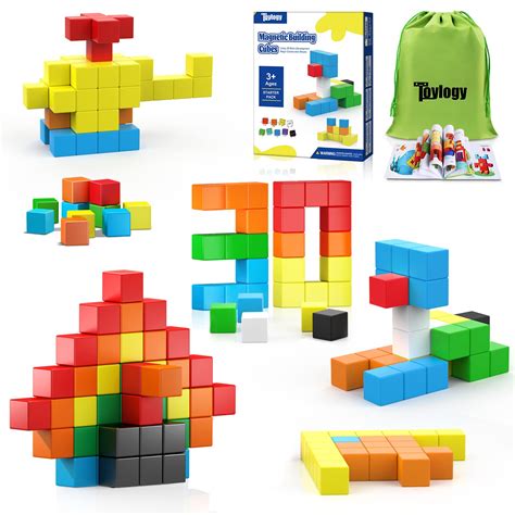 Buy Large Magnetic Blocks Edition For Toddler Toys Sensory Montessori