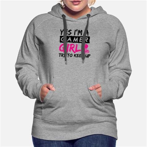 Gamer Girl Womens Premium Hoodie Spreadshirt