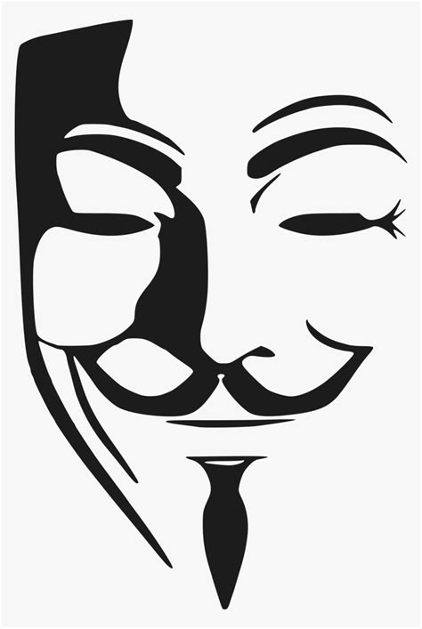 Anonymous Mask Png Download Image V For Vendetta Mask Clipart