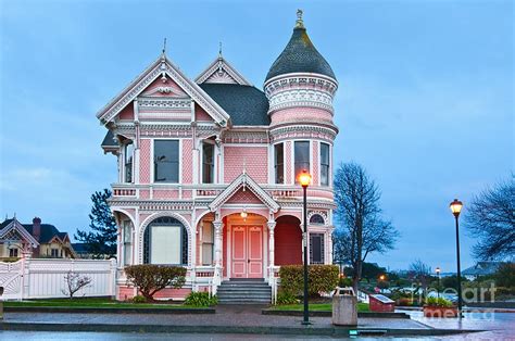 The Pink Lady Is The Ornate Victorian Home Of Milton Carson Photograph