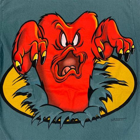 Vintage Rare 1995 Looney Tunes Gossamer Double Sided T Shirt Grailed
