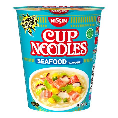 Nissin Cup Noodle Seafood Flavour Instant Noodle [ Halal Certification ] 69g Shopee Philippines