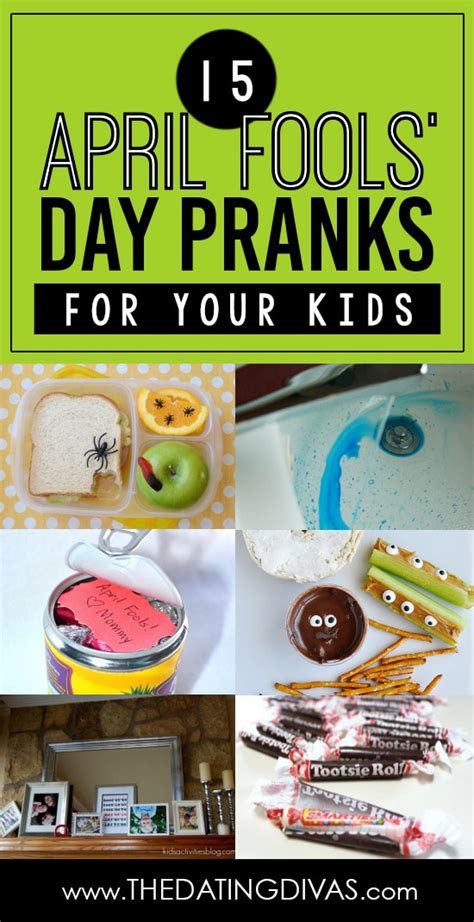 Play these pranks with your kids or on your kids to see who has the last laugh. 50 Fun April Fools' Day Pranks - The Dating Divas