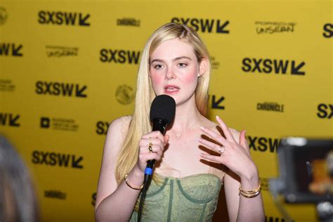 Elle Fanning Attends The Premiere Of The Girl From Plainville During The 2022 Sxsw In Austin