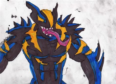 Symbiote Wolverine Again By Chahlesxavier On Deviantart