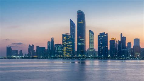 Skyscrapers And Skyline Of Abu Dhabi In United Arab Emirates Uae Image