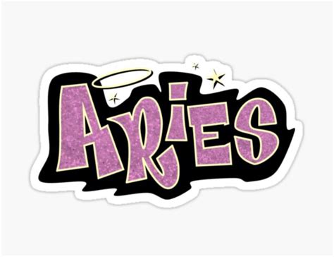 Aries Aesthetic Y2k Aesthetic Preppy Stickers Cute Stickers Cool