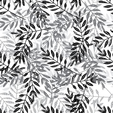 Leaves Seamless Pattern Stock Vector Illustration Of Spring 51970108