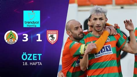 Alanyaspor vs Samsunspor 3 1 Highlights Maç Özeti Trendyol Süper