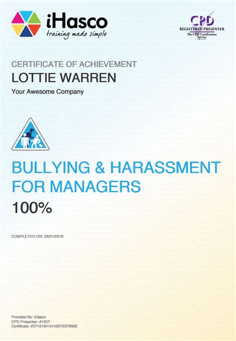 Bullying And Harassment Training At Work Management Ihasco