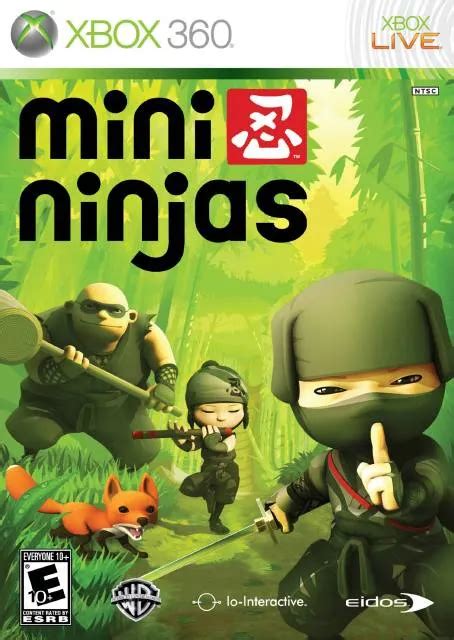 แผ่น Xbox 360 Mini Ninjas ใช้กับเครื่องที่แปลงระบบ Jtagrgh Th