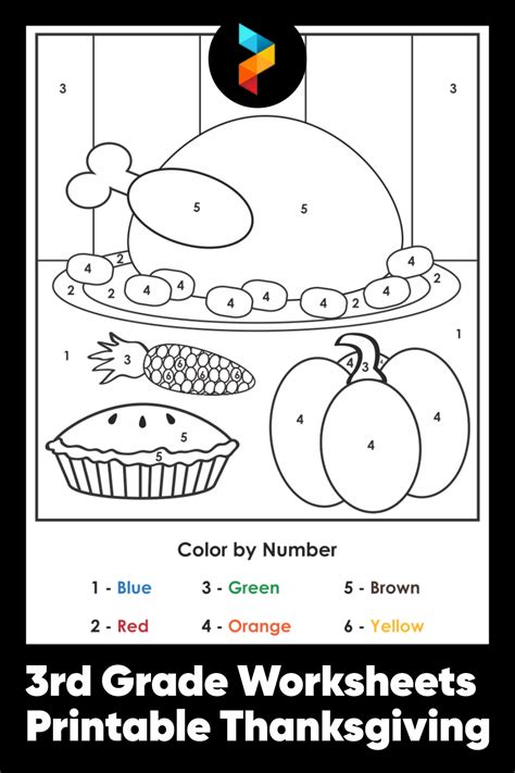 3rd Grade Thanksgiving Worksheets