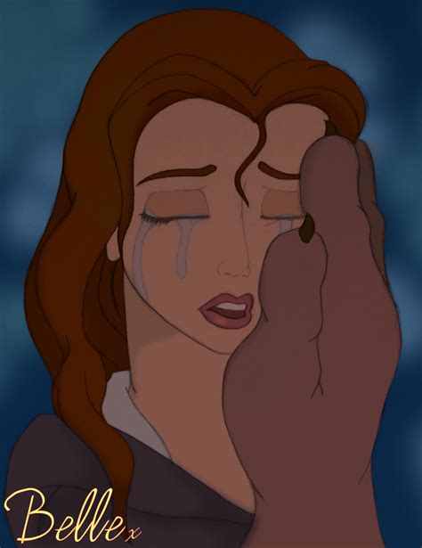 Belle Crying Coloured By Cameron Chase91 On Deviantart