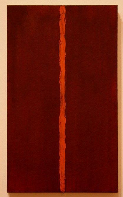 Barnett Newman Onement I 1948 Oil On Canvas And Oil On Masking Tape