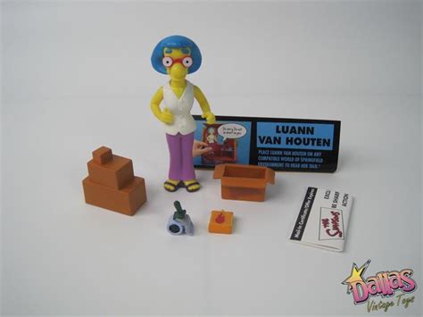 2003 Playmates The Simpsons Loose Complete Luann Van Houten 1a