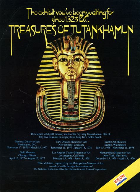 Treasures Of Tutankhamun Exhibit Toured The Us In The 70s And Shared