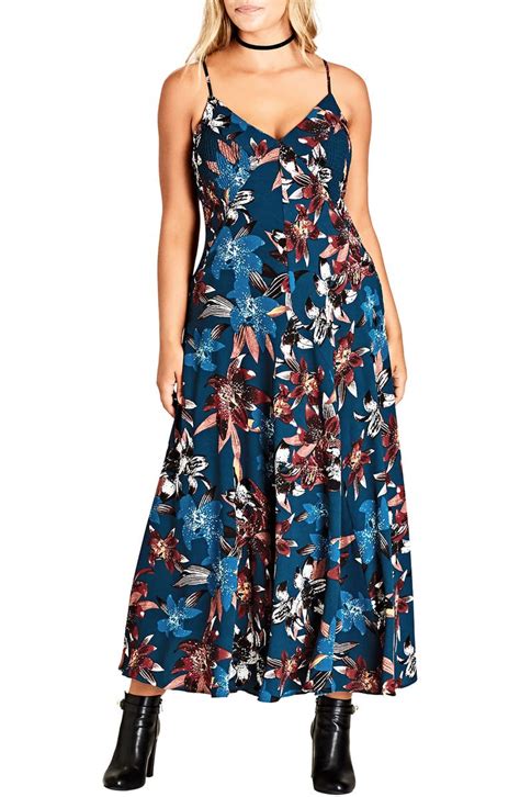 City Chic Fall Lily Maxi Dress Plus Size Nordstrom