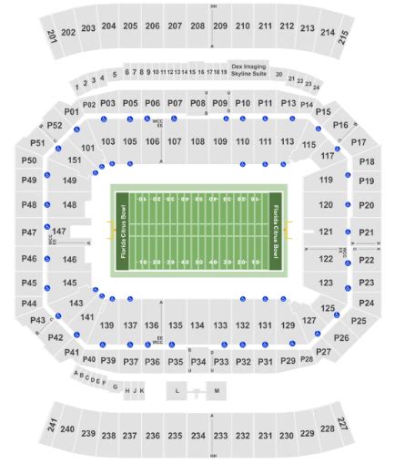 Camping World Stadium Seating Chart View Two Birds Home