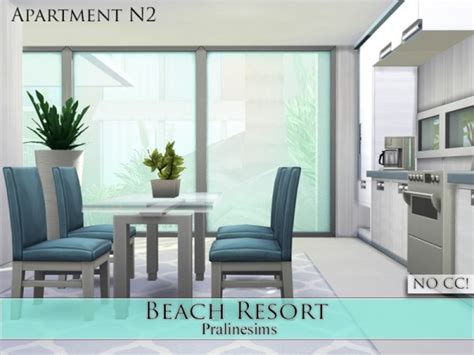 The Sims Resource Beach Resort By Pralinesims • Sims 4 Downloads