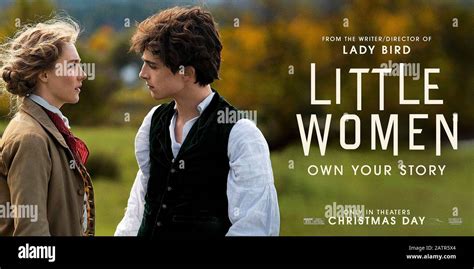 Little Women Us Poster From Left Saoirse Ronan As Jo March Timothee