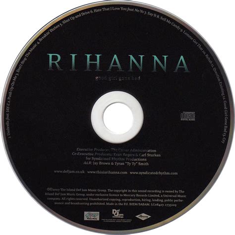 Carátula Cd De Rihanna Good Girl Gone Bad Portada