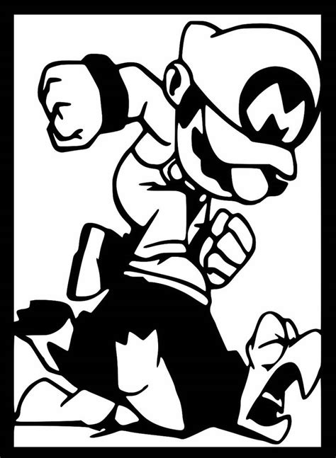 Mario Stencil 2 By Longquang On Deviantart
