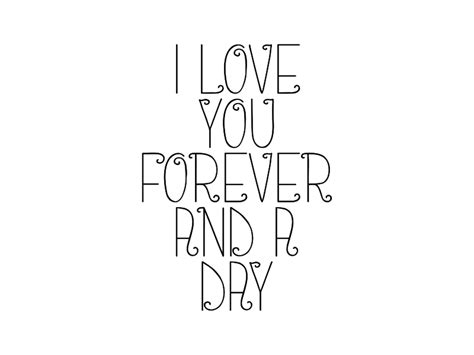 I Love You Forever And A Day Graphic By Dudley Lawrence · Creative Fabrica