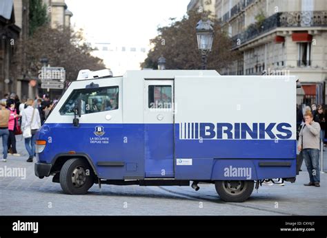 Brinks Security Van France Stock Photo Alamy