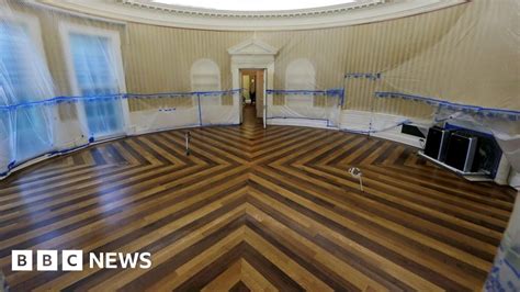 This Is The Oval Office Without Furniture Bbc News
