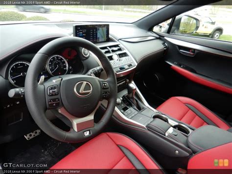 Circuit Red Interior Photo For The 2018 Lexus Nx 300 F Sport Awd