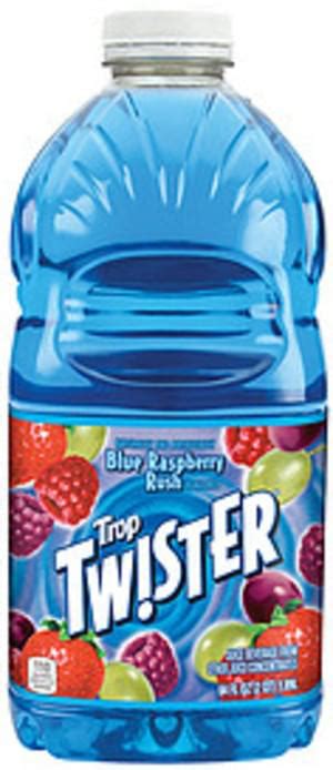 Twister Blue Raspberry Rush Juice Beverage 64 Oz Nutrition