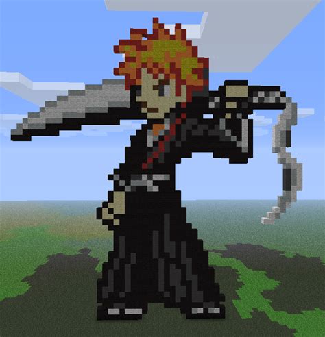Minecraft Ichigo By Aprilgoddess On Deviantart