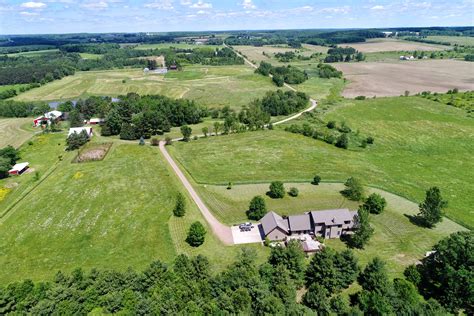 Rice Lake, Wisconsin Country Home for Sale with Aerial Photos