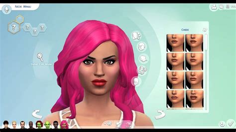Sims 4 Nicki Minaj Create A Sim Demo Youtube
