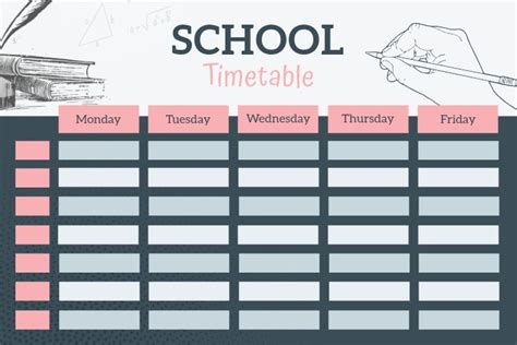 Timetable Template Winning Templates