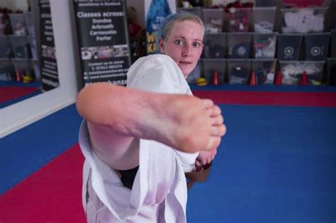 karate girl self defense attacking groin fan pictures telegraph