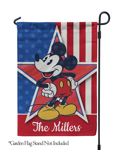 Personalized Disney Mickey Mouse Outdoorindoor Flag Etsy