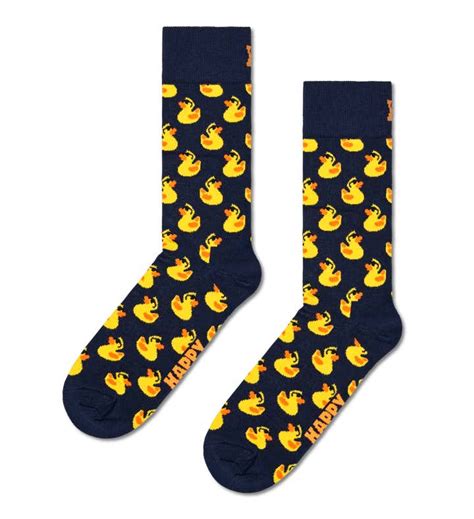 Navy Rubber Duck Crew Sock Happy Socks Us