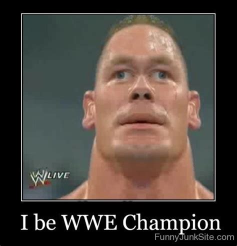 Funny Wwe Pictures I Be Wwe Champion