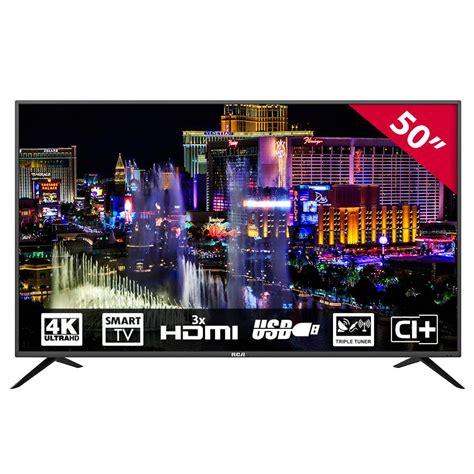 It has a headphone out port that you can connect a pair of computer speakers to. RCA RS50U1 Smart 50 inch 4K/UHD LED tv | Blokker