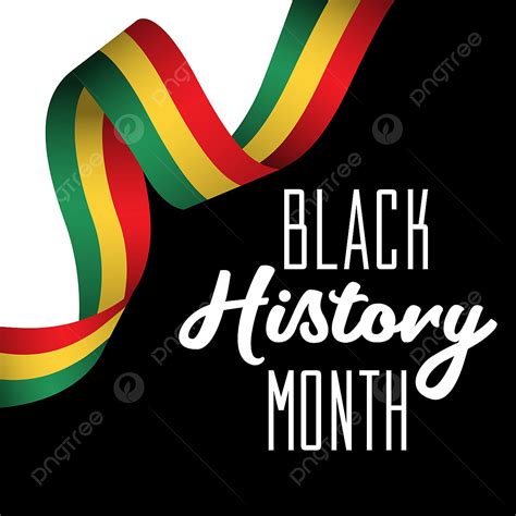 Black History Month Vector Template Design Illustration History Black