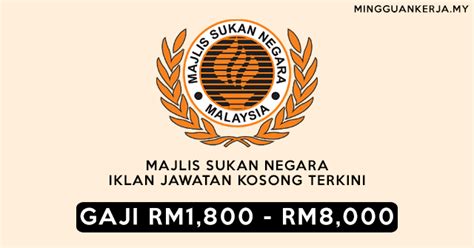 Tidak hanya menentukan keberhasilan dari sisi. Jawatan Majlis Sukan Negara Gaji RM1,800 - RM8,000 ...