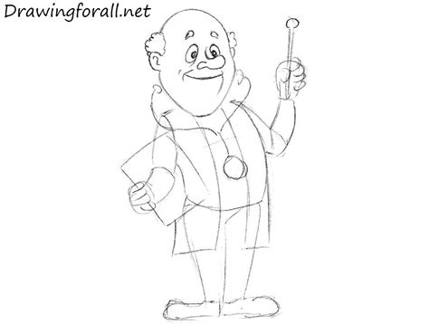 How To Draw A Cartoon Doctor