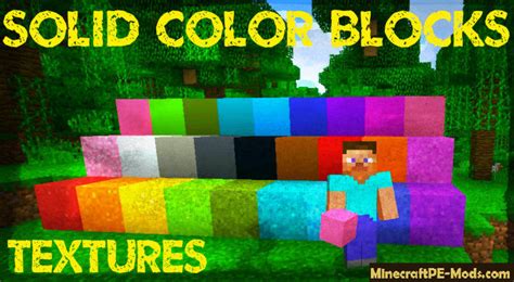 Solid Color Blocks 16x Minecraft Pe Texture Pack Ios 111