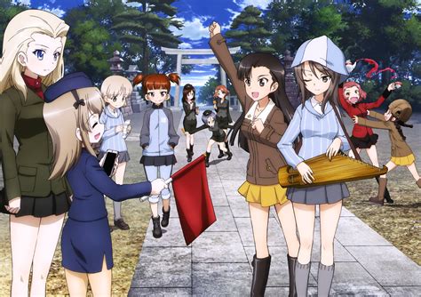 Official Art Gallery Girls Und Panzer Wiki Fandom Female Anime Girl Anime Tank