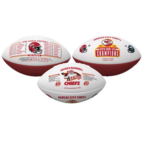 Buy Kansas City Chiefs Super Bowl Lvii Football Limited Edition