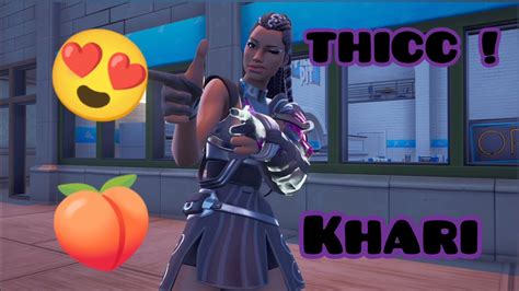 Khari Is Thicc Fortnite Booty Showcase Youtube