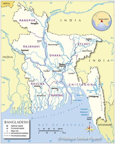 Bangladesh Mapa Seo Positivo