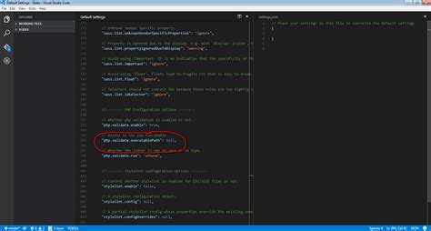 Visual Studio Code Cannot Validate The Php File The Php Program Was